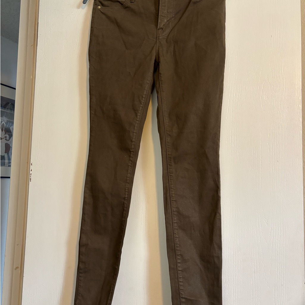 Frame Le High Skinny Army Green